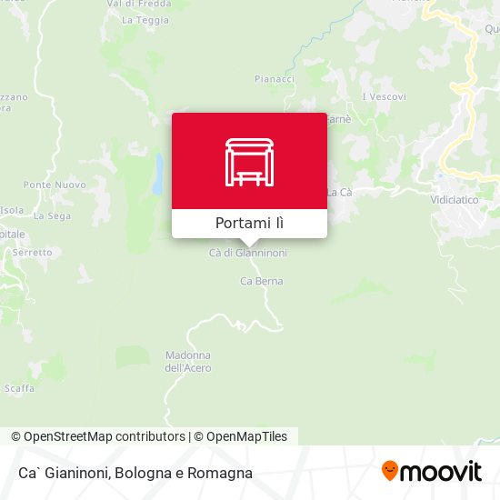 Mappa Ca` Gianinoni