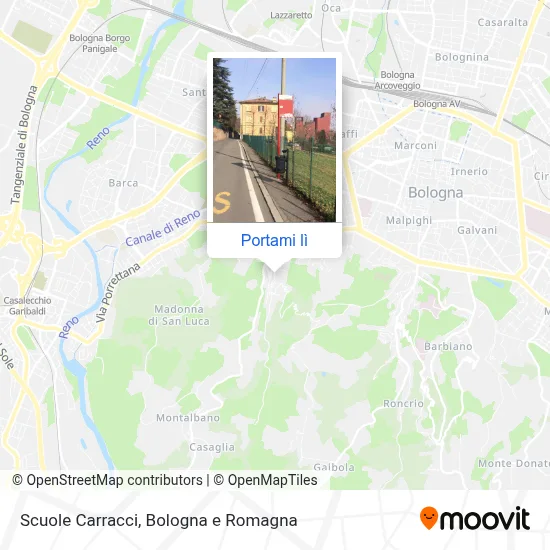 Mappa Scuole Carracci