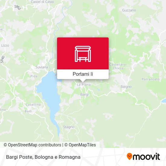 Mappa Bargi Poste