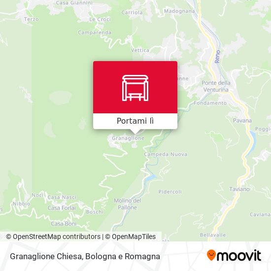 Mappa Granaglione Chiesa