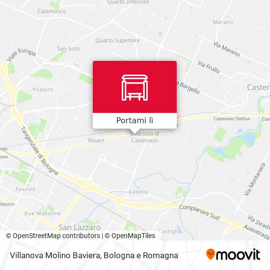 Mappa Villanova Molino Baviera