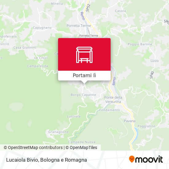 Mappa Lucaiola Bivio