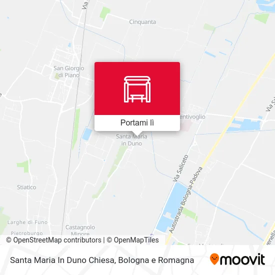 Mappa Santa Maria In Duno Chiesa