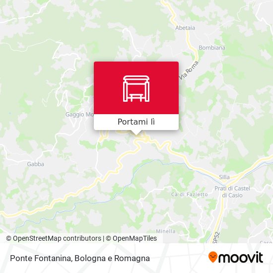 Mappa Ponte Fontanina