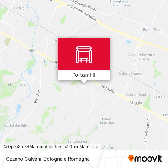 Mappa Ozzano Galvani