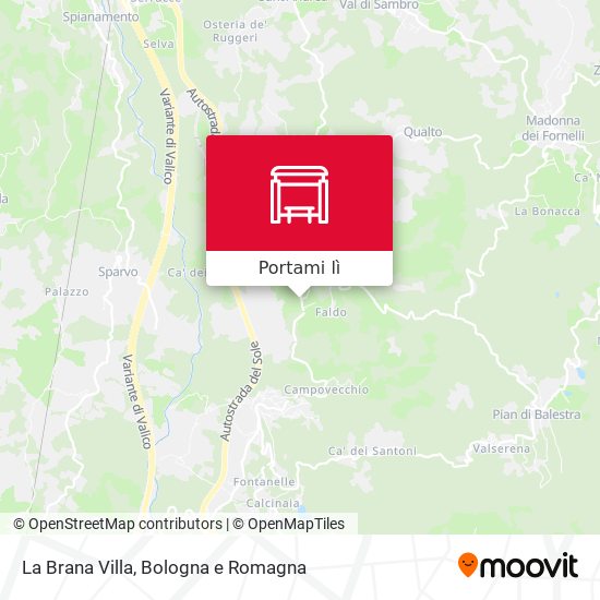 Mappa La Brana Villa