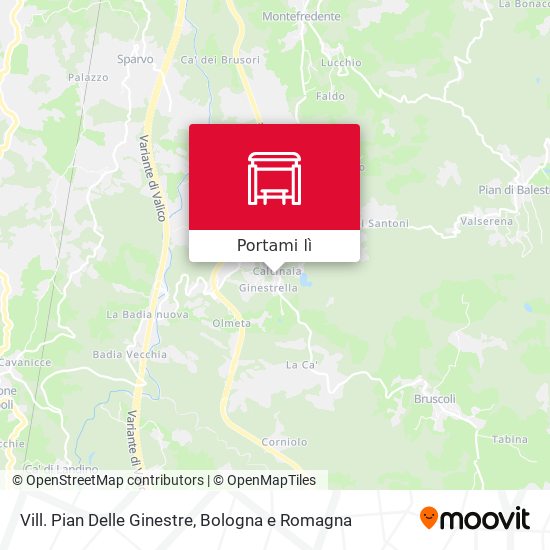 Mappa Vill. Pian Delle Ginestre
