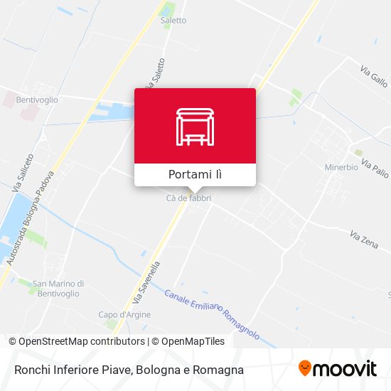 Mappa Ronchi Inferiore Piave