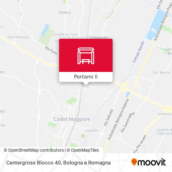 Mappa Centergross Blocco 40