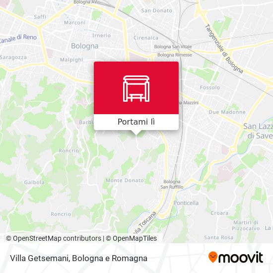 Mappa Villa Getsemani