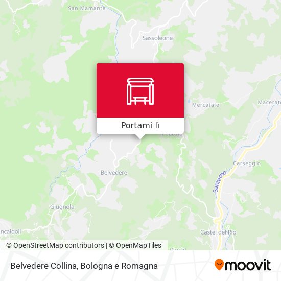 Mappa Belvedere Collina
