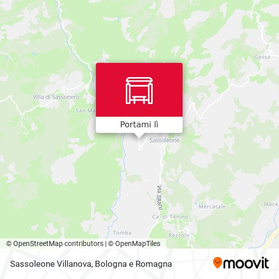 Mappa Sassoleone Villanova