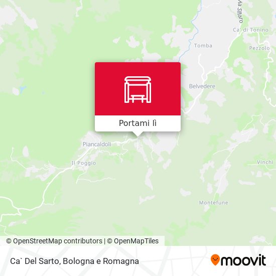 Mappa Ca` Del Sarto