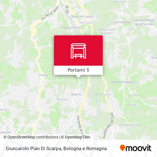 Mappa Giuncarolo Pian Di Scarpa