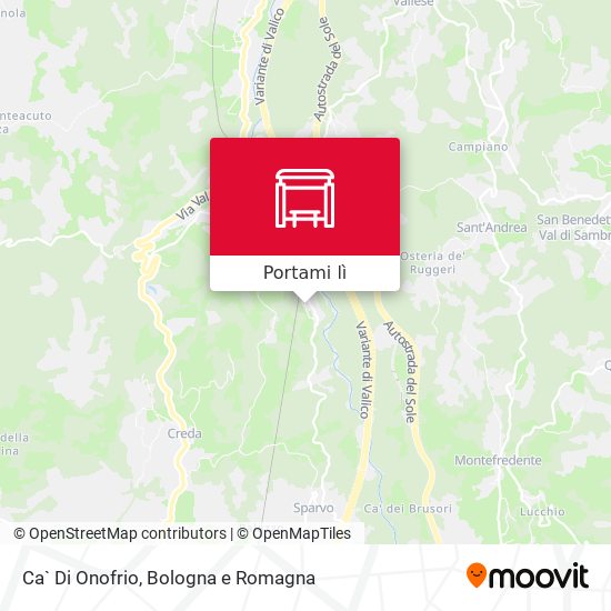 Mappa Ca` Di Onofrio