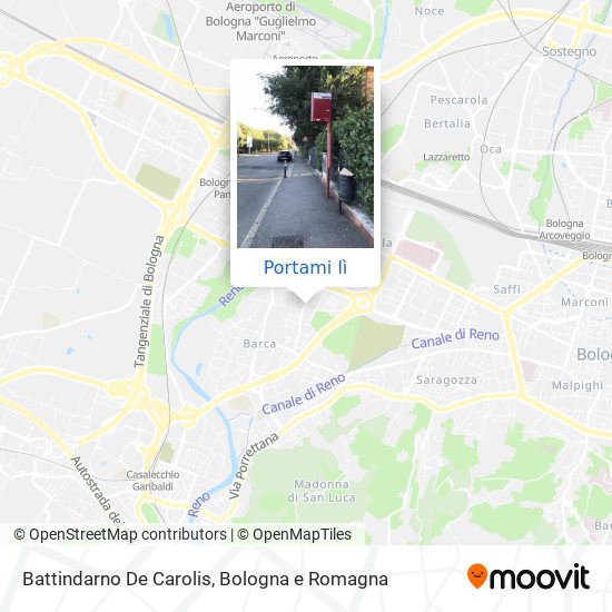 Mappa Battindarno De Carolis