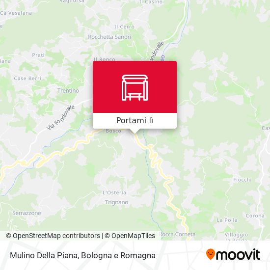 Mappa Mulino Della Piana
