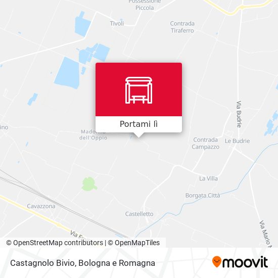 Mappa Castagnolo Bivio