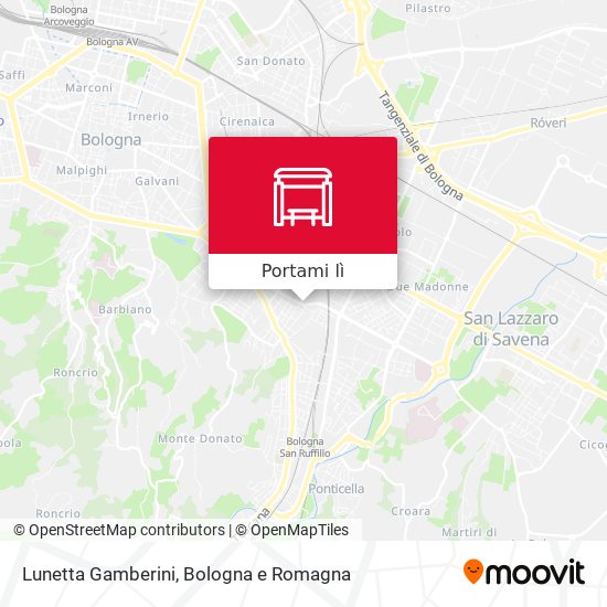 Mappa Lunetta Gamberini