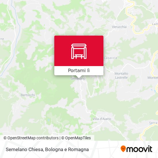 Mappa Semelano Chiesa