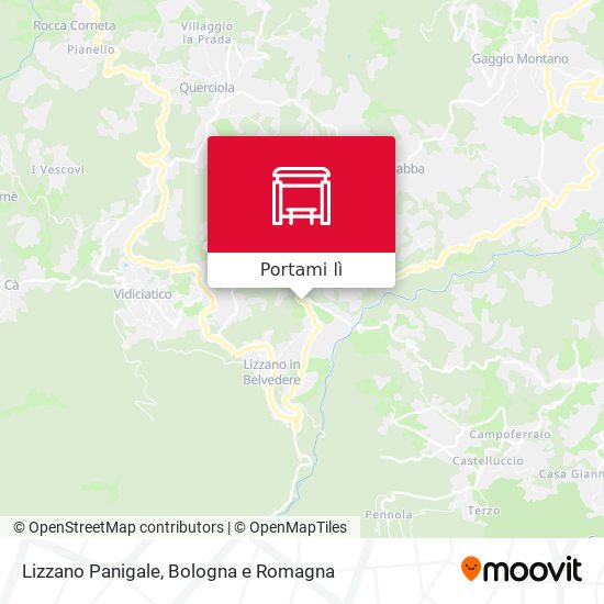 Mappa Lizzano Panigale