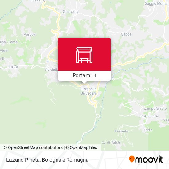 Mappa Lizzano Pineta