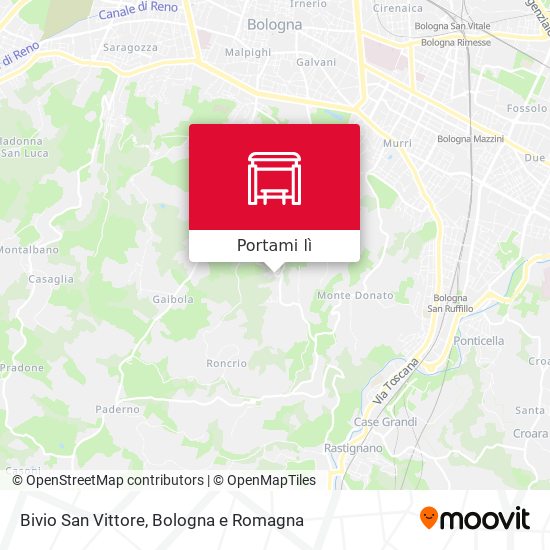 Mappa Bivio San Vittore