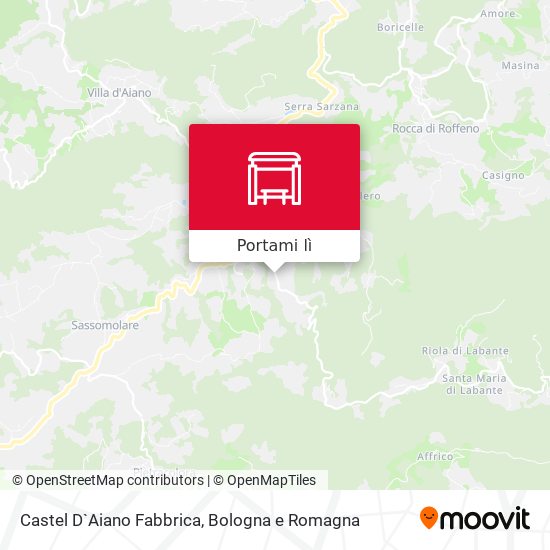 Mappa Castel D`Aiano Fabbrica