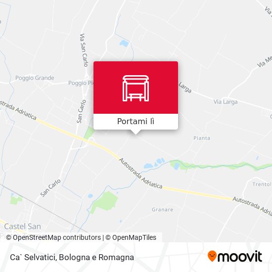 Mappa Ca` Selvatici