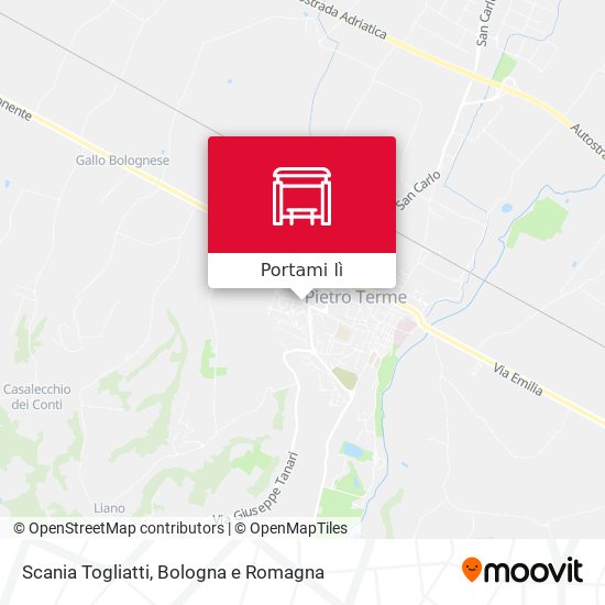 Mappa Scania Togliatti