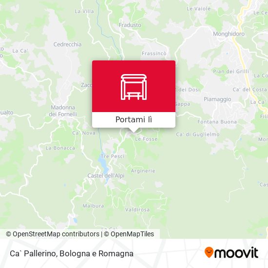 Mappa Ca` Pallerino