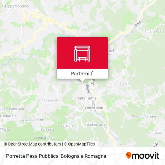 Mappa Porretta Pesa Pubblica