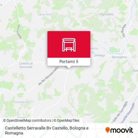 Mappa Castelletto Serravalle Bv Castello