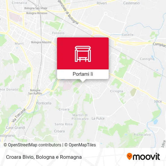 Mappa Croara Bivio