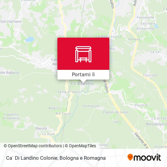 Mappa Ca` Di Landino Colonie