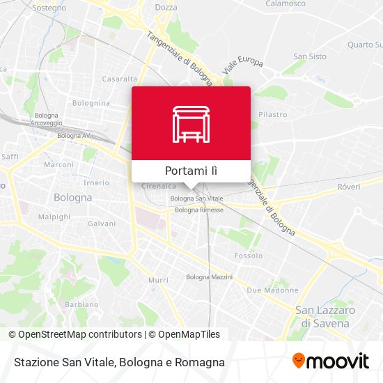 Mappa Stazione San Vitale