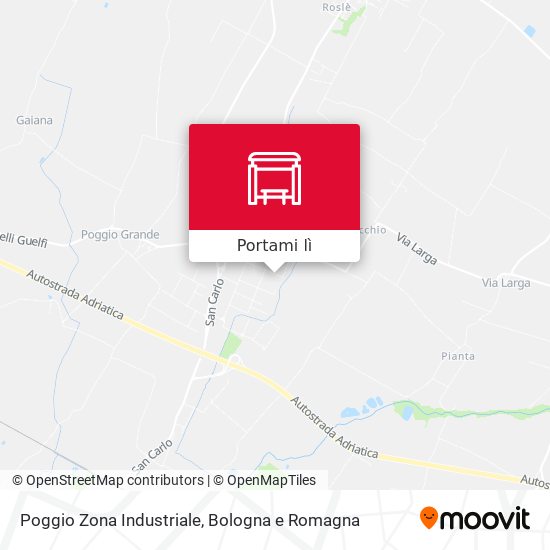 Mappa Poggio Zona Industriale