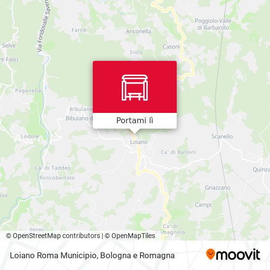 Mappa Loiano Roma Municipio