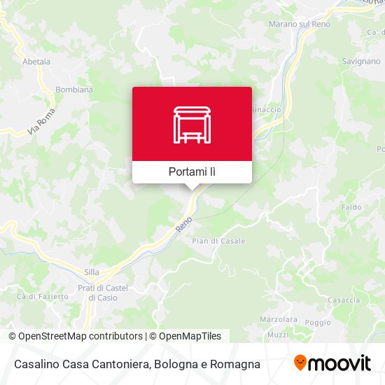 Mappa Casalino Casa Cantoniera