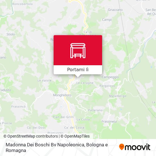 Mappa Madonna Dei Boschi Bv Napoleonica