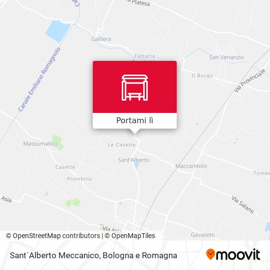 Mappa Sant`Alberto Meccanico