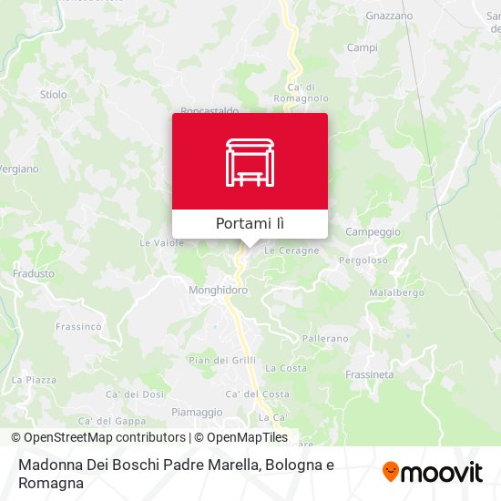 Mappa Madonna Dei Boschi Padre Marella