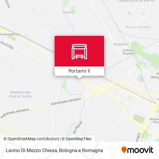 Mappa Lavino Di Mezzo Chiesa