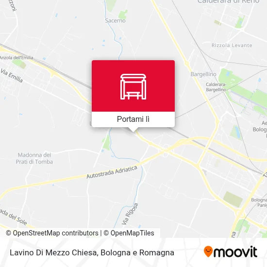 Mappa Lavino Di Mezzo Chiesa