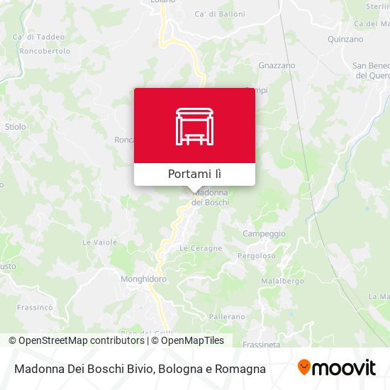 Mappa Madonna Dei Boschi Bivio