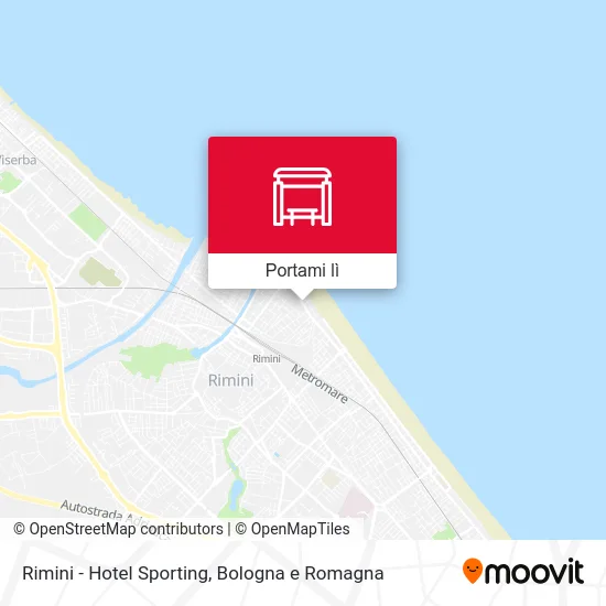 Mappa Rimini - Hotel Sporting