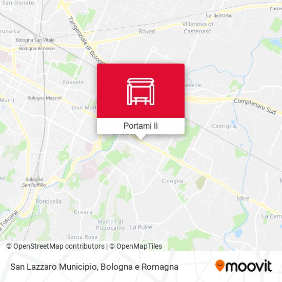 Mappa San Lazzaro Municipio
