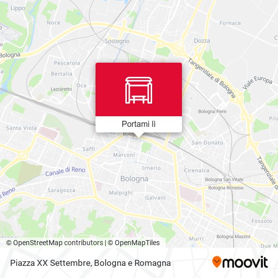 Mappa Piazza XX Settembre