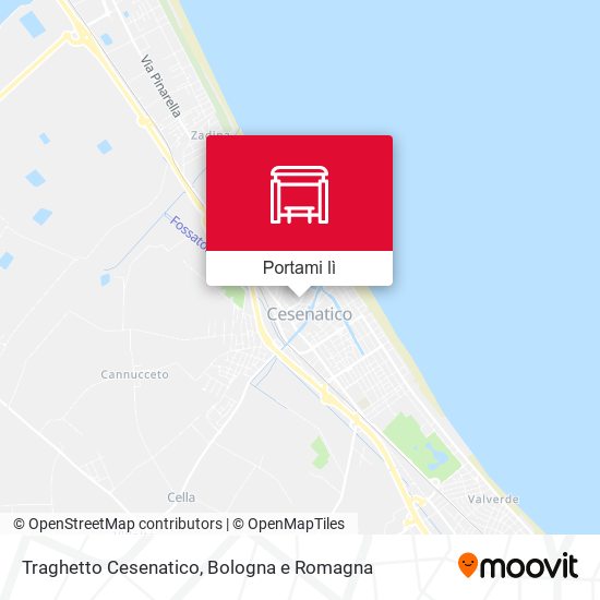 Mappa Traghetto Cesenatico