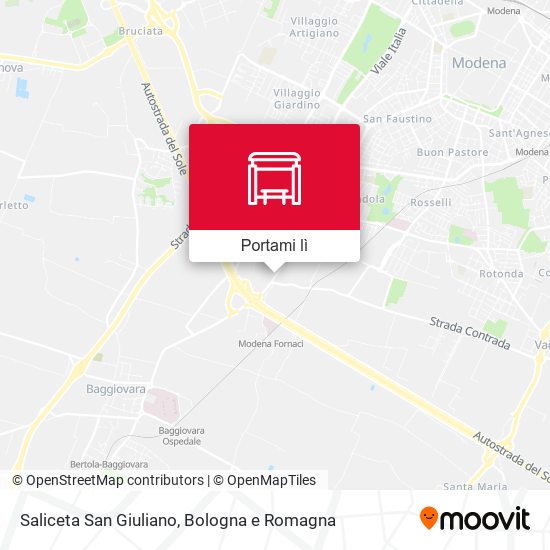Mappa Saliceta San Giuliano